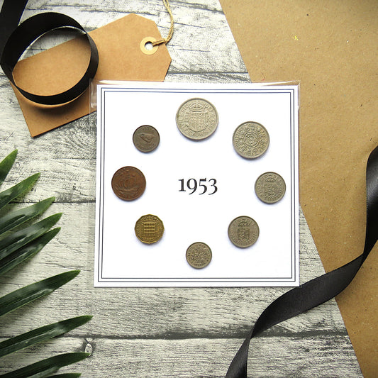 1953 Mounted Presentation Gift Coin Set