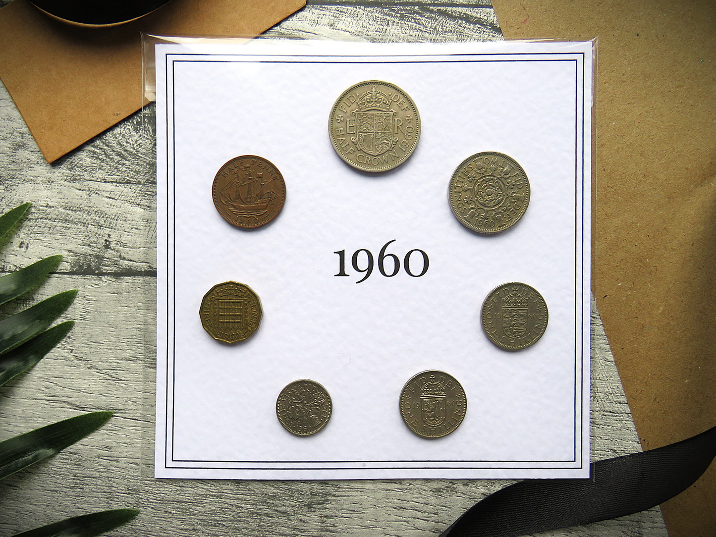 1960 Mounted Presentation Gift Coin Set