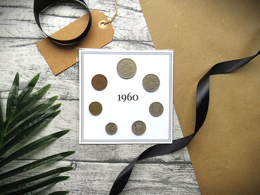 1960 Mounted Presentation Gift Coin Set
