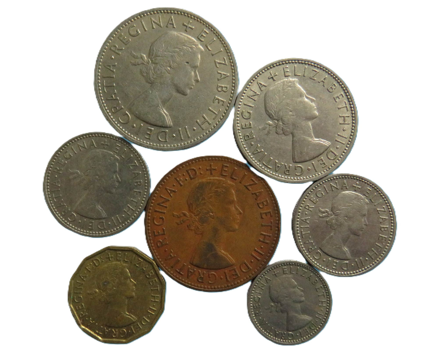 1961 Great Britain Coin Year Set
