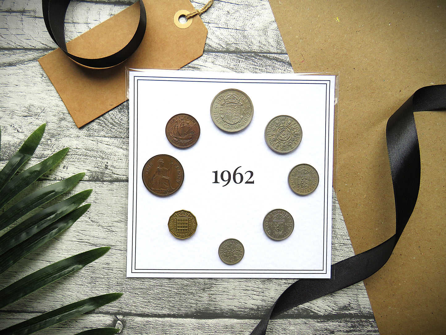 1962 Mounted Presentation Gift Coin Set
