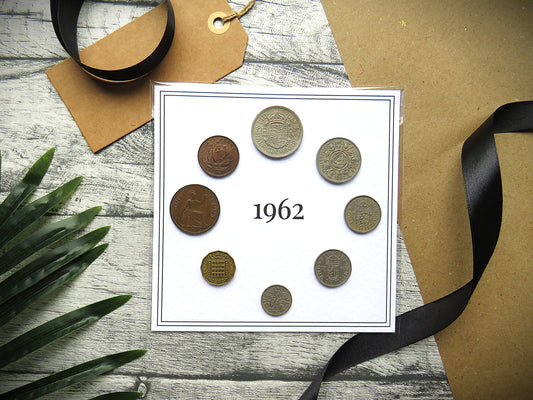 1962 Mounted Presentation Gift Coin Set