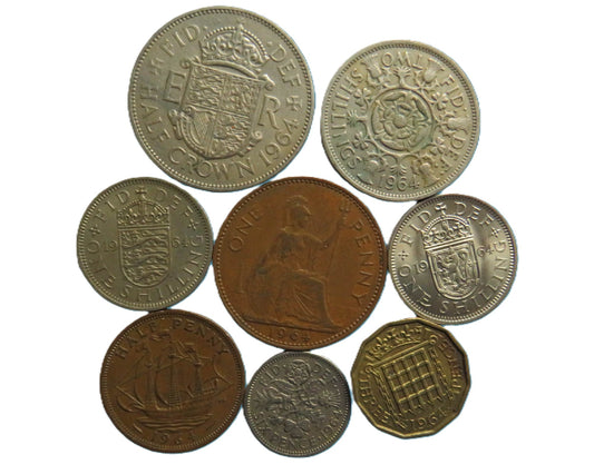 1964 Great Britain Coin Year Set