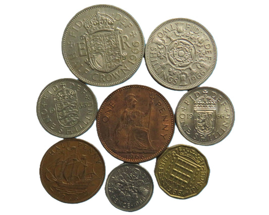 1966 Great Britain Coin Year Set