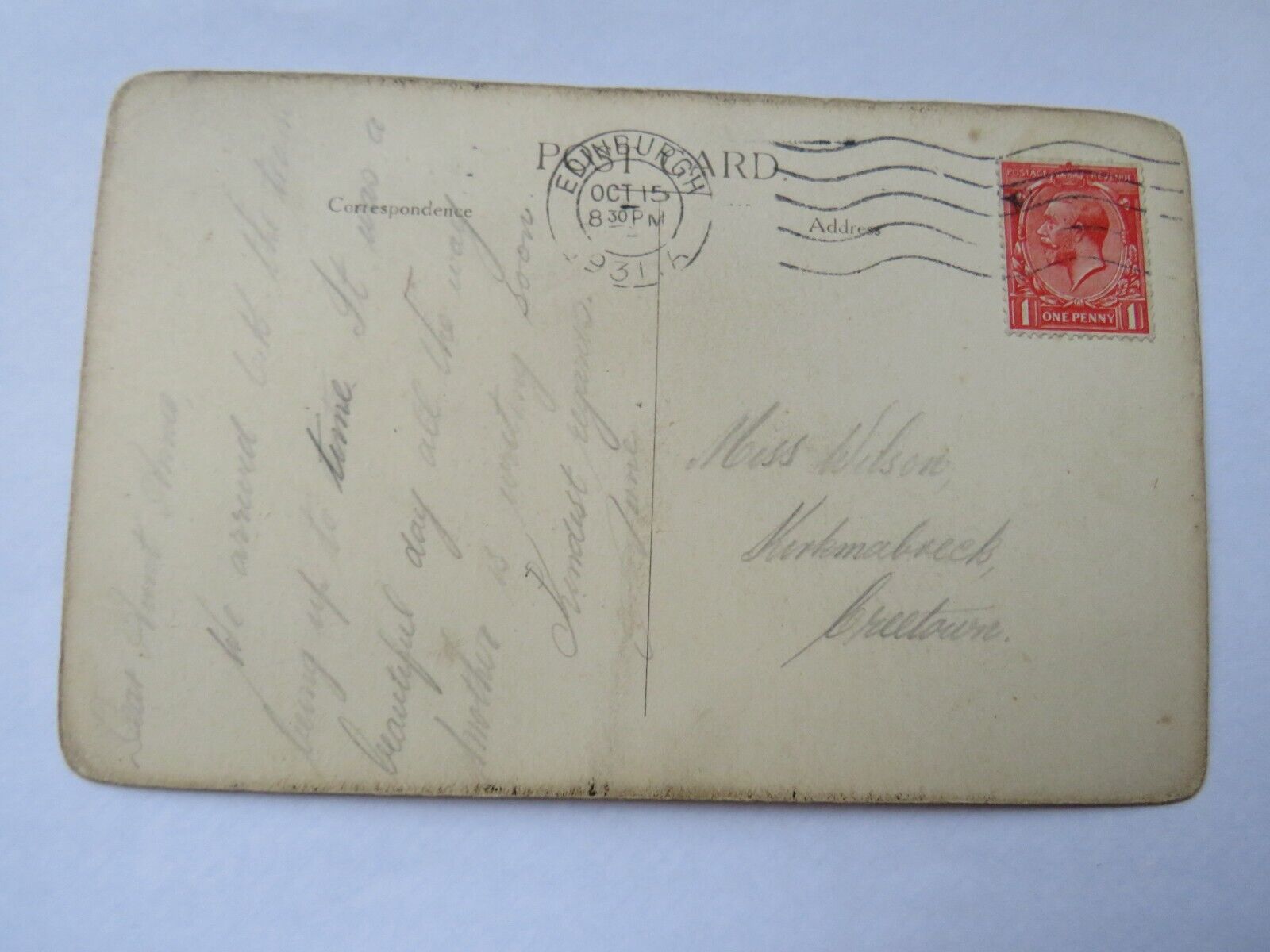 Old Postcard of Canadian Pacific Liner "Empress of Australia"  1931