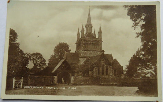 Old Postcard of Whippingham Church, The "Bay" Series