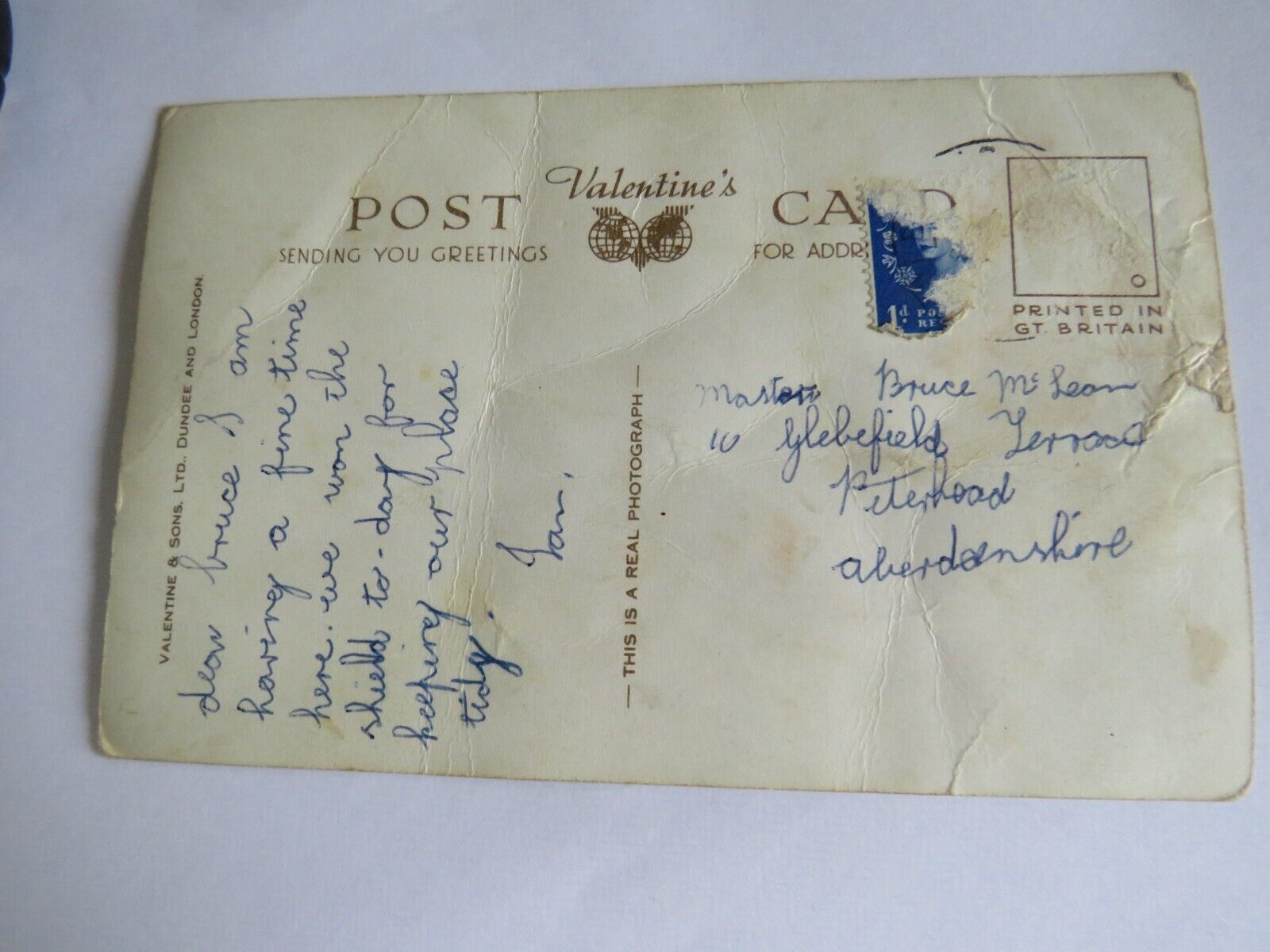 Old Postcard of Middleton Residential School Camp, Gorebridge - Ref : 1020