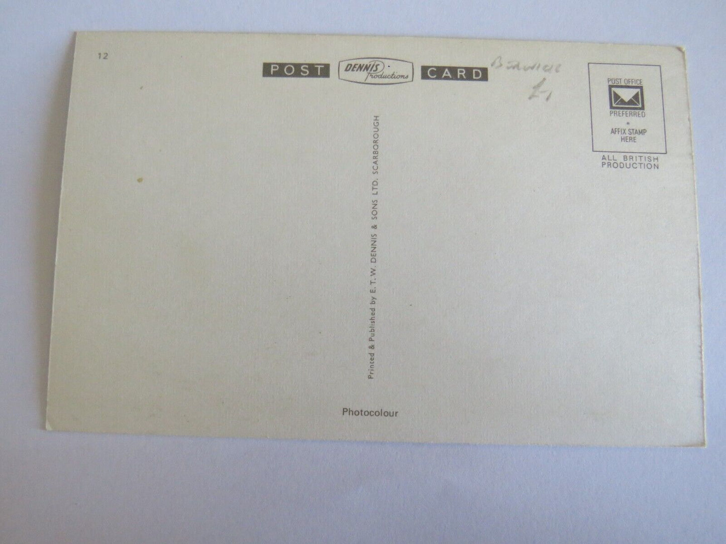 Old Postcard of Henderson Park, Coldstream - Ref : 1024
