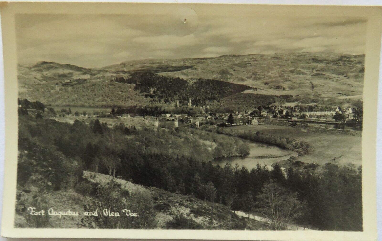 Old Postcard of Fort Augustus and Glen Coe  - Ref : 1009
