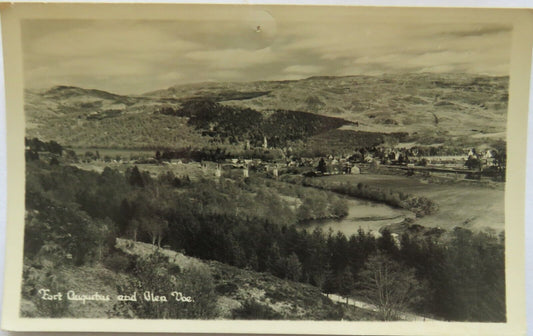 Old Postcard of Fort Augustus and Glen Coe  - Ref : 1009