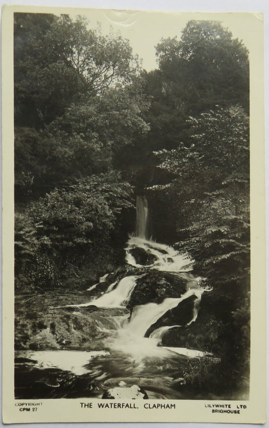 Old Postcard of The Waterfall, Clapham