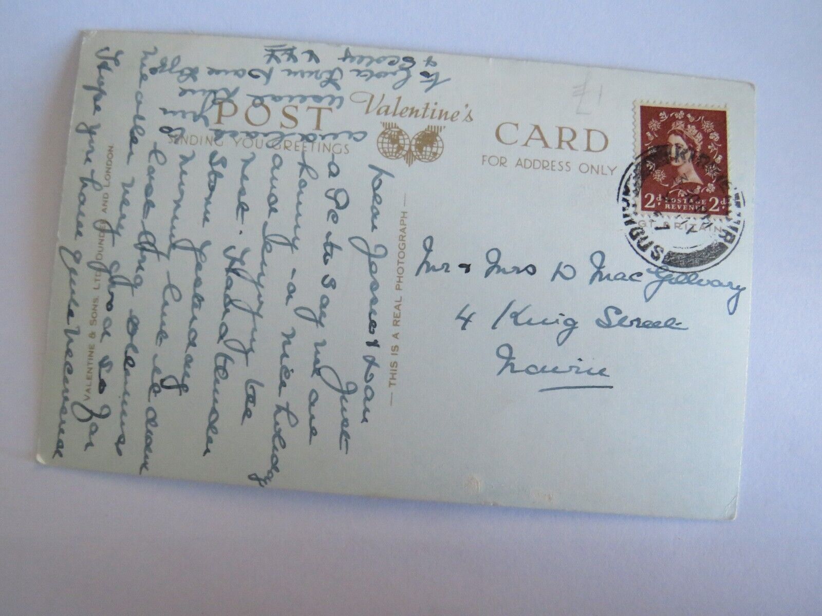 Old Postcard of Reid Park Bowling Green, Forfar - Ref : 1024