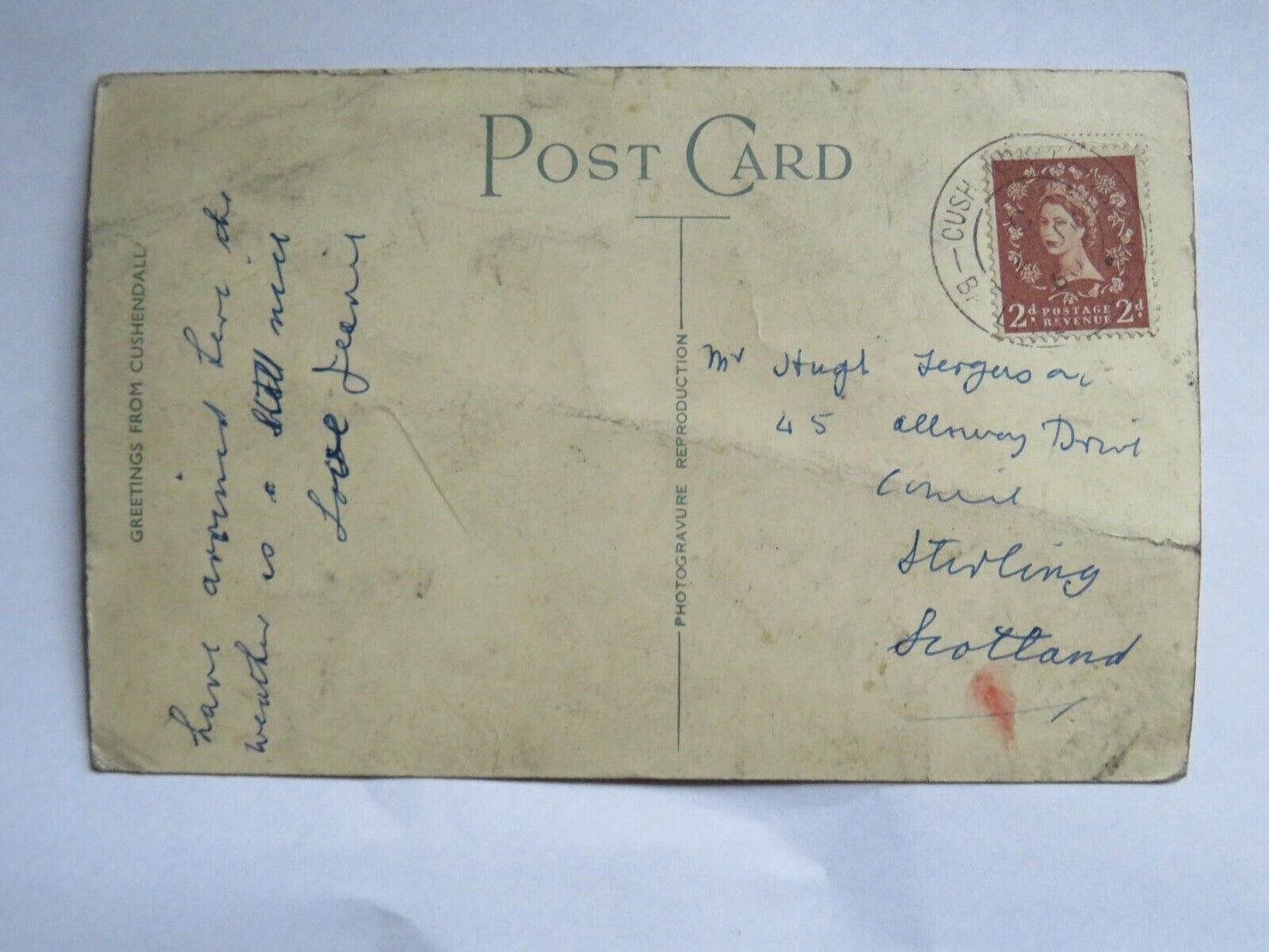 Old Postcard of General View, Cushendall - Ref : 1011