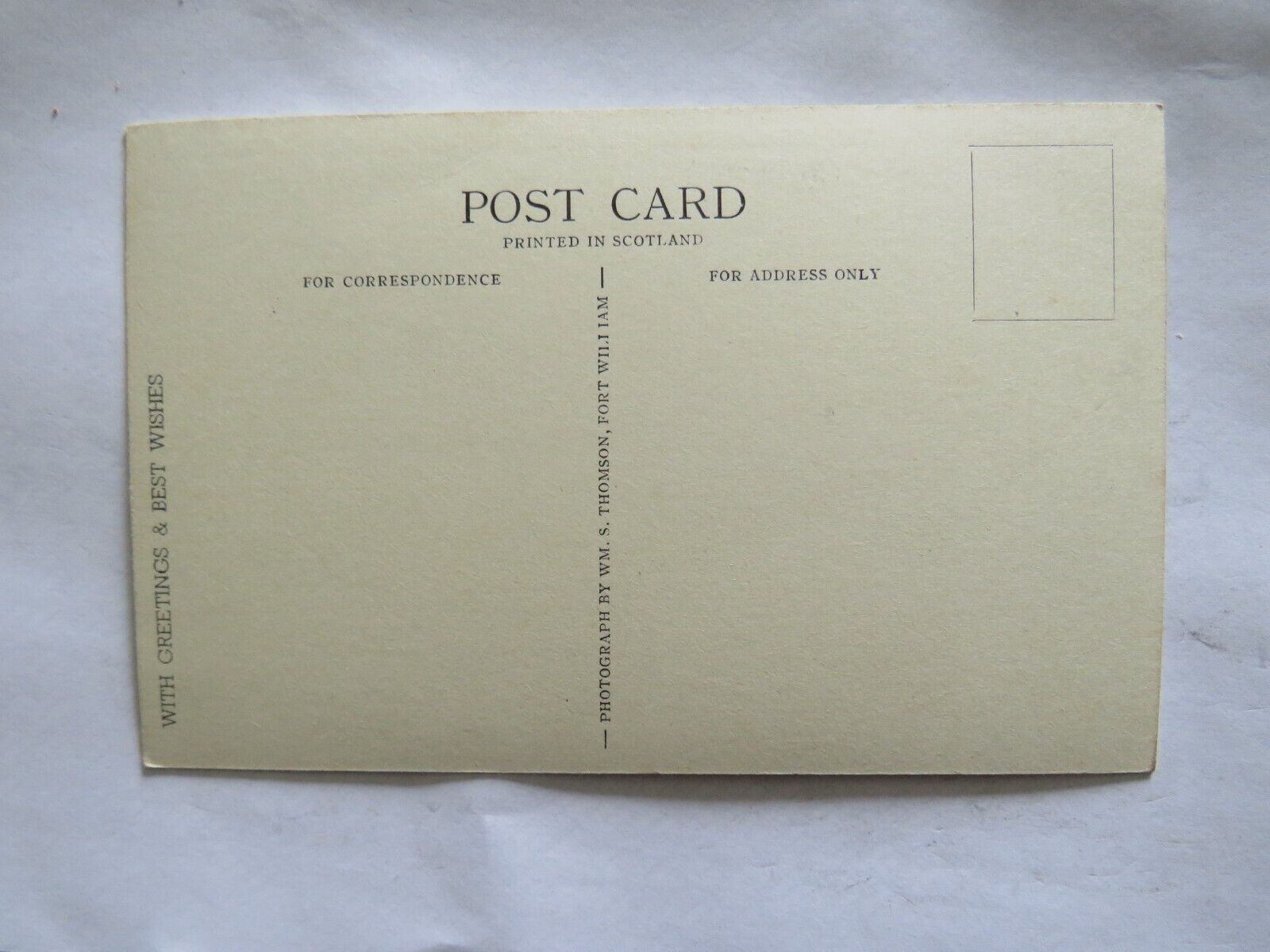 Old Postcard of Fort William The Highland, Grand and Station Hotels - Ref : 1005