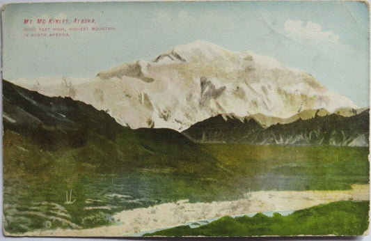 Old Postcard of Mt. MG Kinley, Alaska -  Ref : 1013