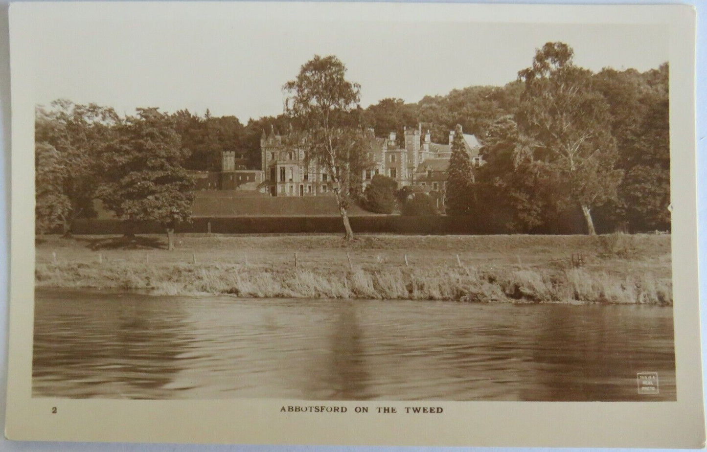 Old Postcard of Abbotsford On The Tweed - Ref : 1029