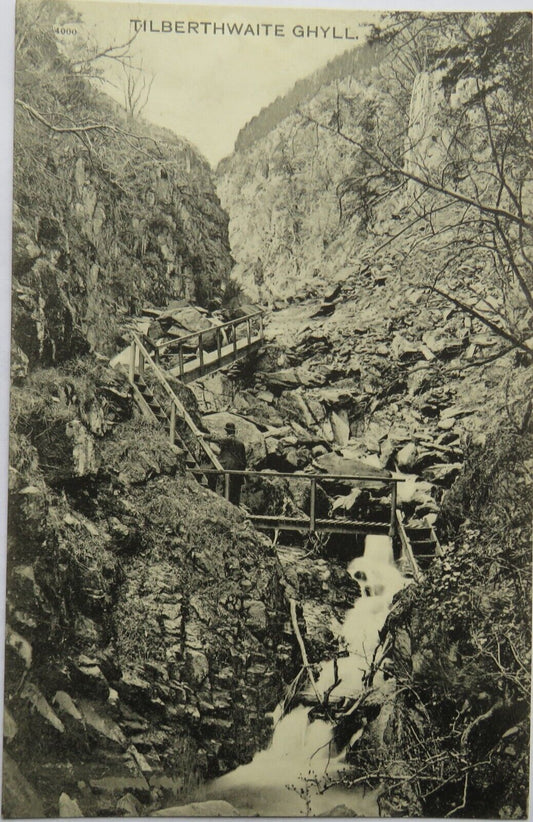 Old Postcard of Tilberthwaite Ghyll