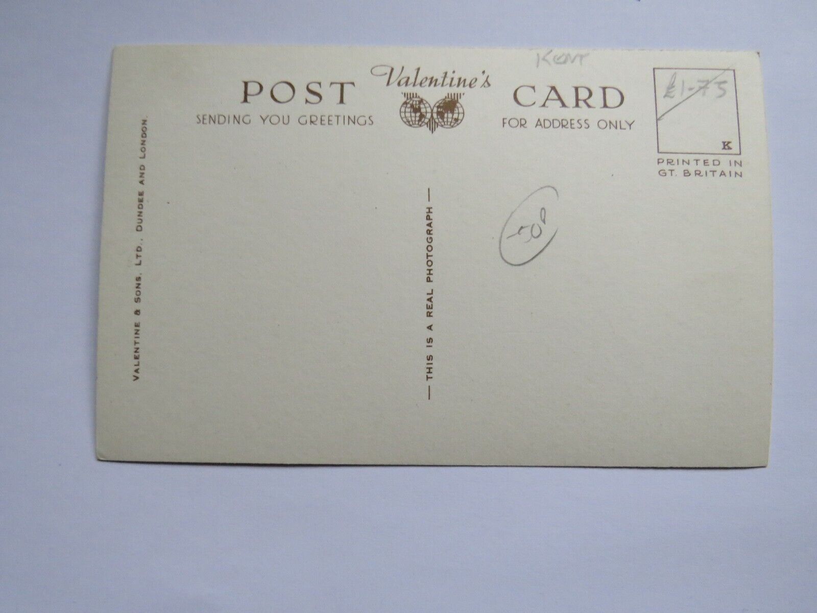 Old Postcard of Canterbury Cathedral From S.W  - Ref : 1036