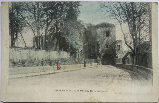 Old Postcard of Frater's Hall and Pends, Dunfermline - Ref : 1036