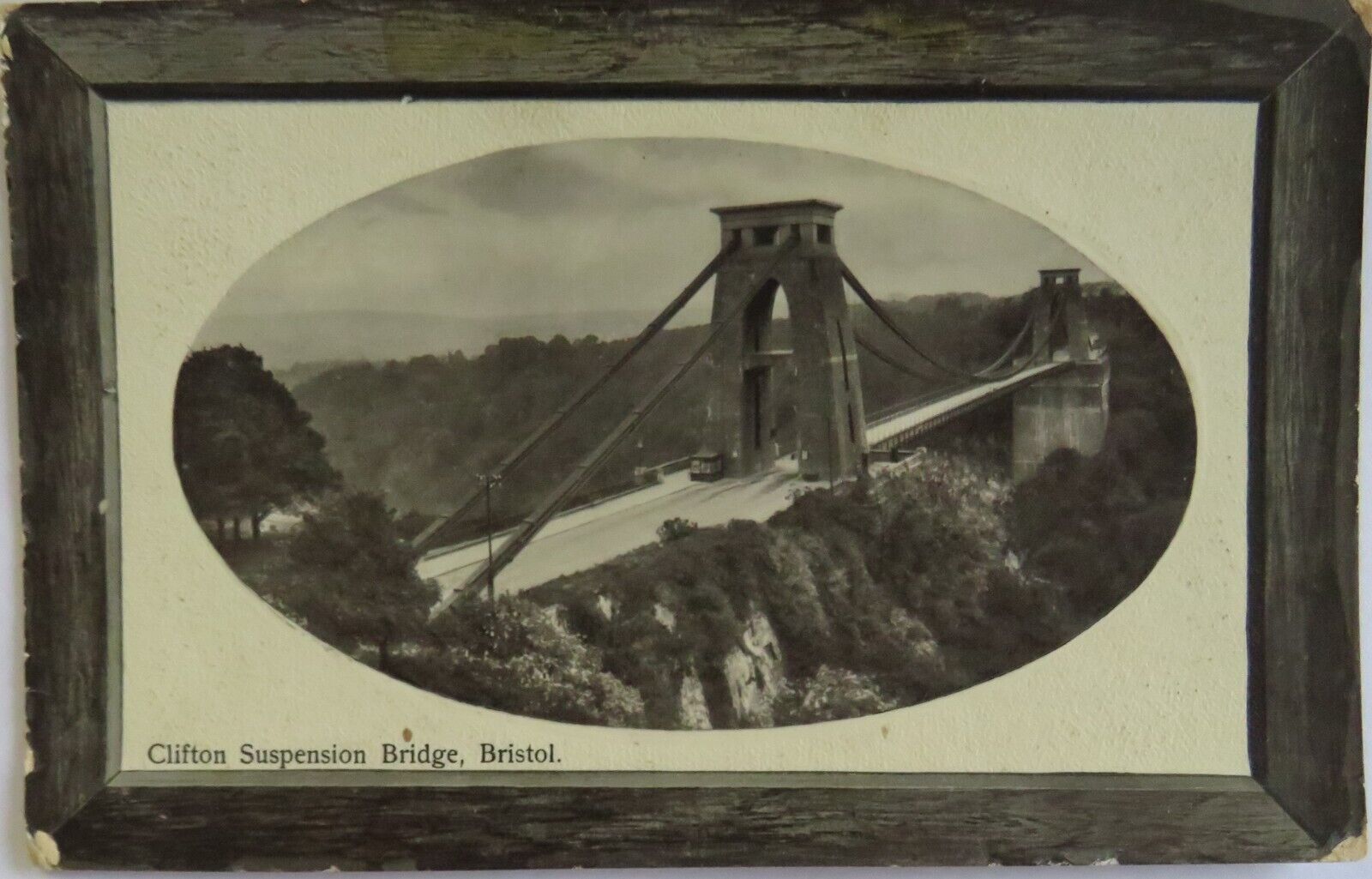 Old Antique Postcard of Clifton Suspension Bridge, Bristol - Ref : 1038