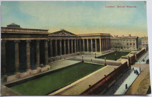 Old Postcard of London British Museum - Ref : 1035