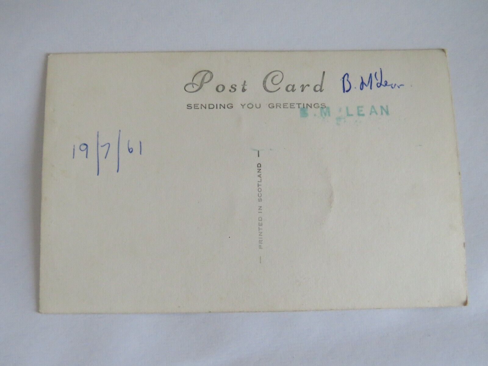 Old Postcard of Cullen House 1961 - Ref : 1022
