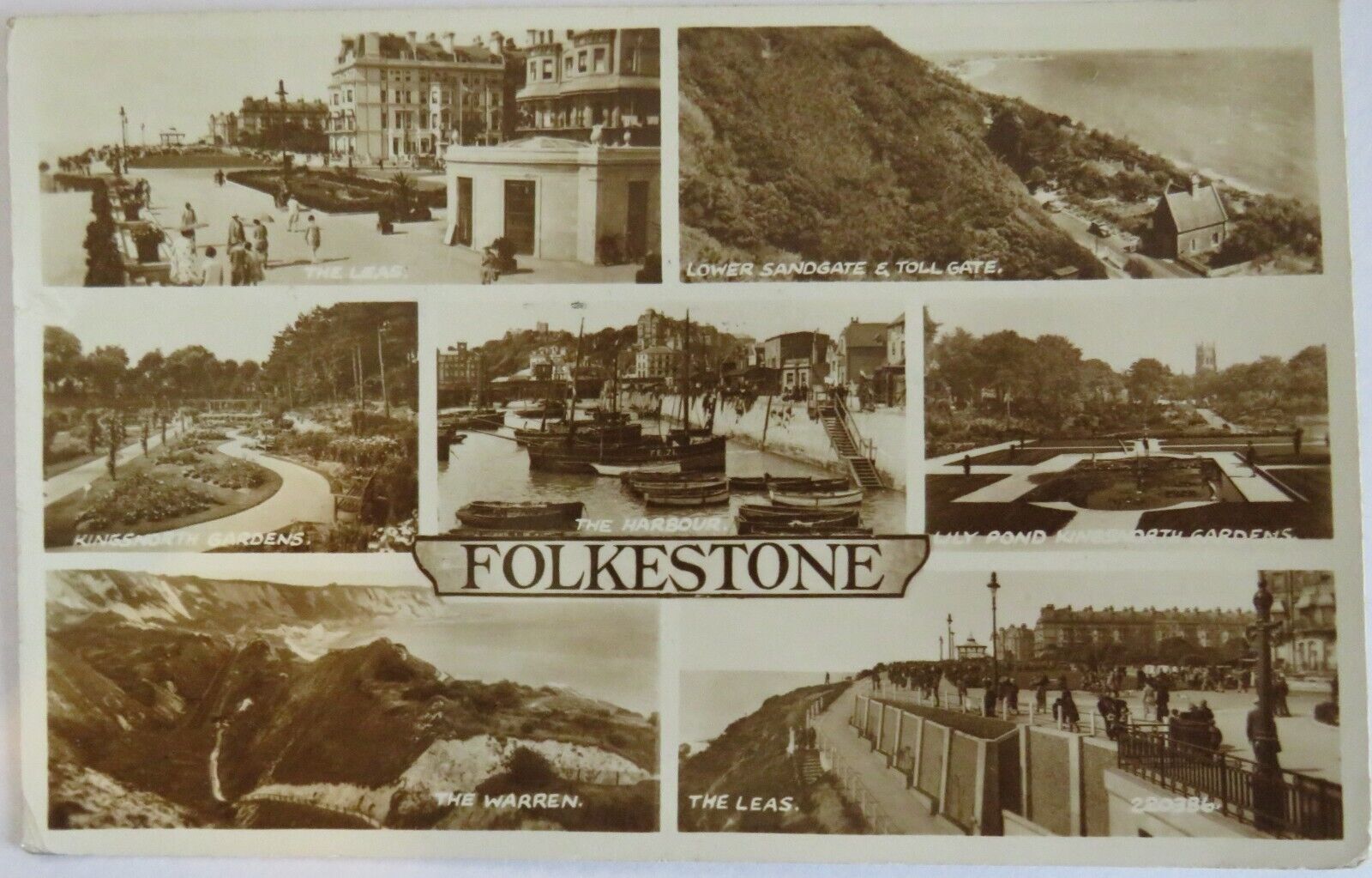Old Postcard of Folkestone, 1957 - Ref : 1016
