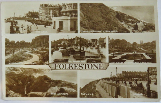 Old Postcard of Folkestone, 1957 - Ref : 1016