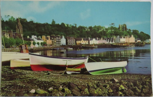 Old Postcard of The Esplanade, Tobermory Isle of Mull - Ref : 1037
