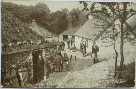 Old Postcard Of Anns A' Chlachain In The Clachan 1911