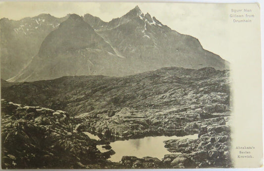 Old Postcard of Sgurr Nan Gillean From Drumhain - Ref : 1027