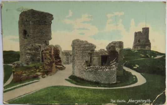 Old Postcard of The Castle, Aberystwyth 1907 -  Ref : 1012
