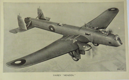 Old Postcard Of  Fairey "Hendon" - Ref : 1015