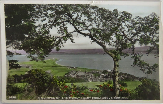 Old Postcard of Moray Firth From Above Fortrose  - Ref : 1017
