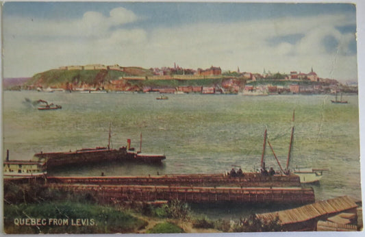Old Postcard of Quebec From Levis - Ref : 1041