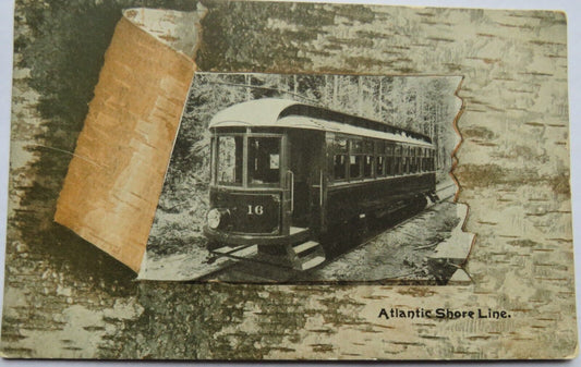 Old Postcard of Atlantic Shore Line