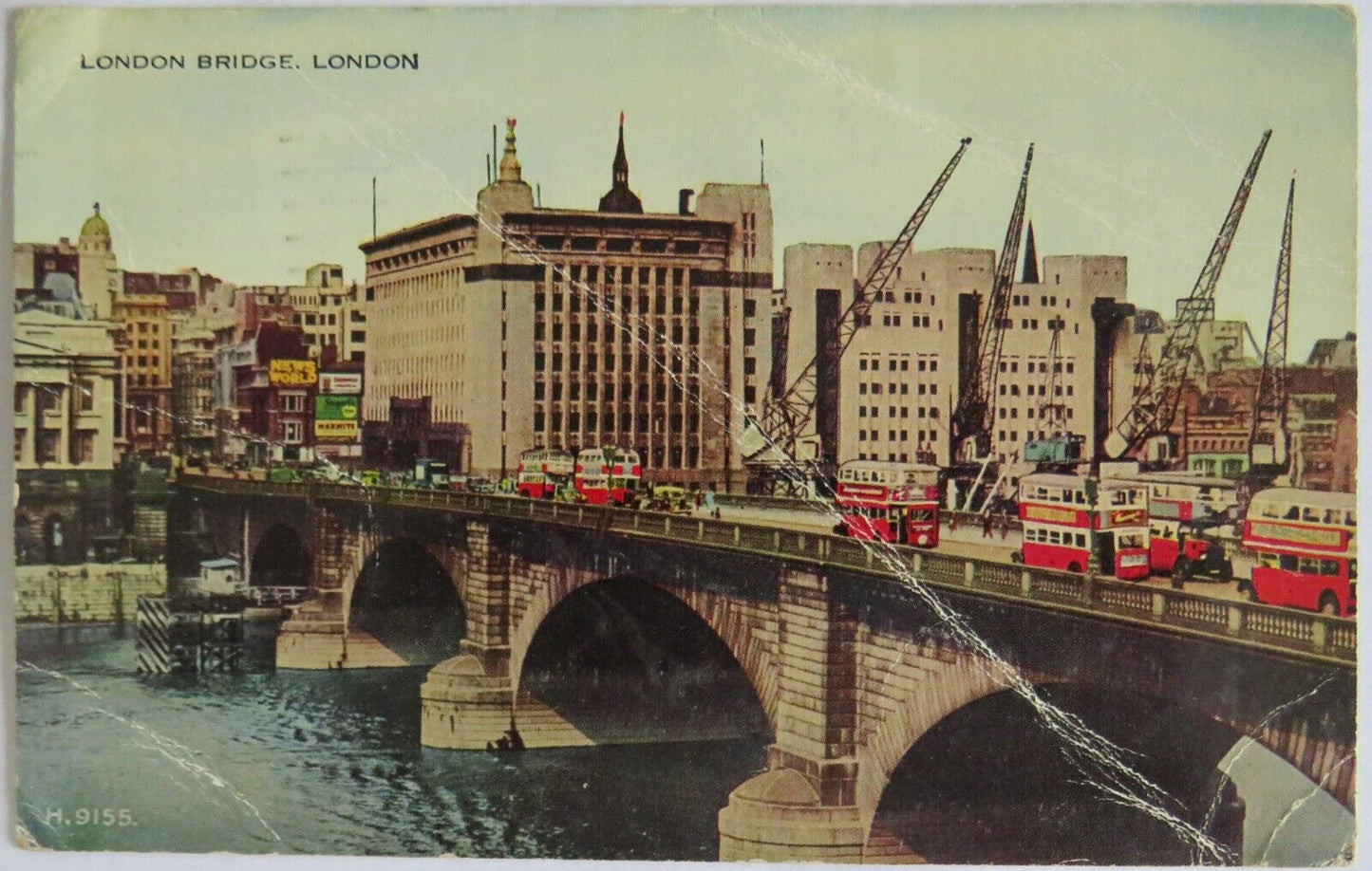 Old Postcard of London Bridge, London 1955 - Ref : 1020