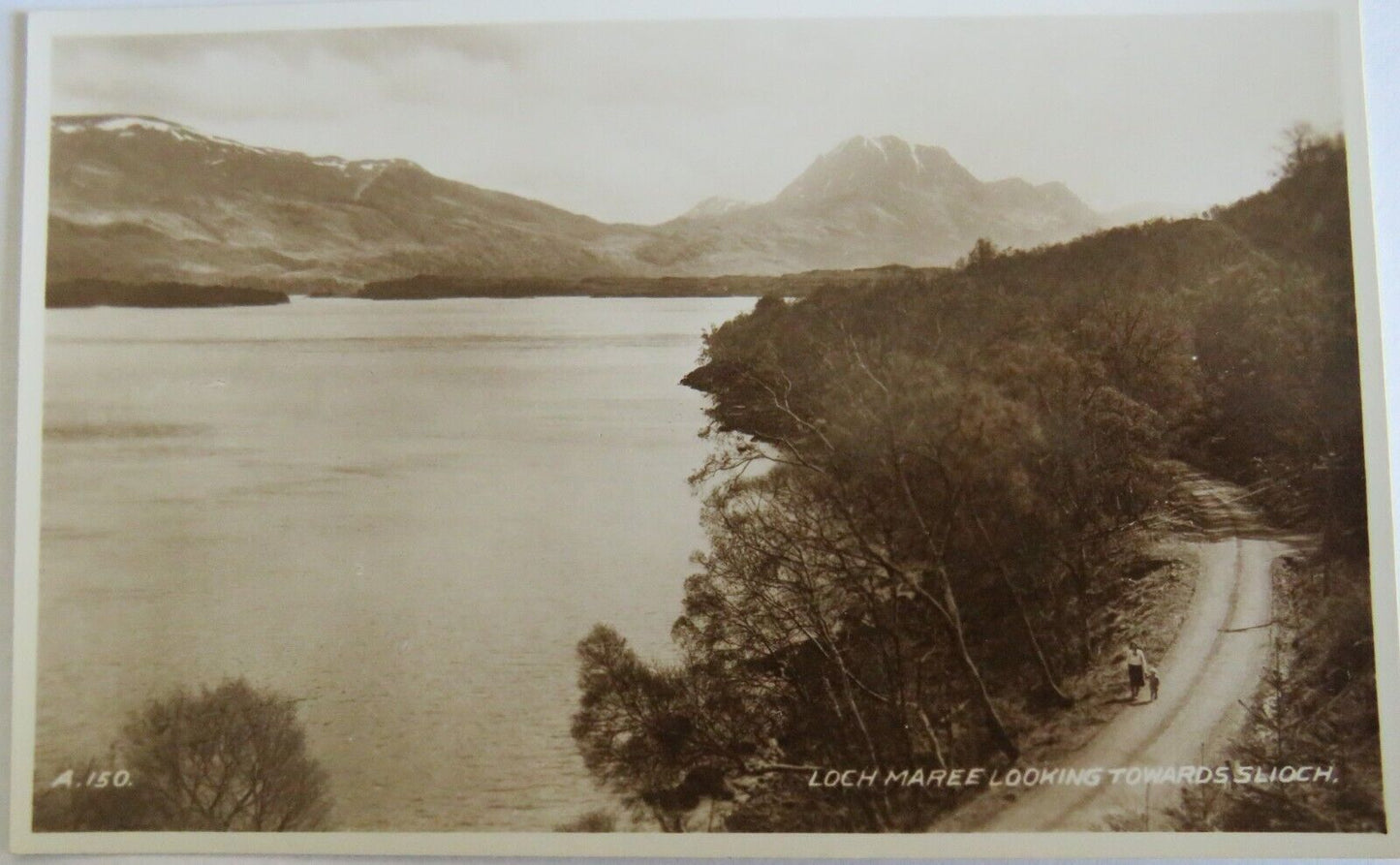 Old Postcard of Loch Maree Looking Towards Slioch - Ref : 1028