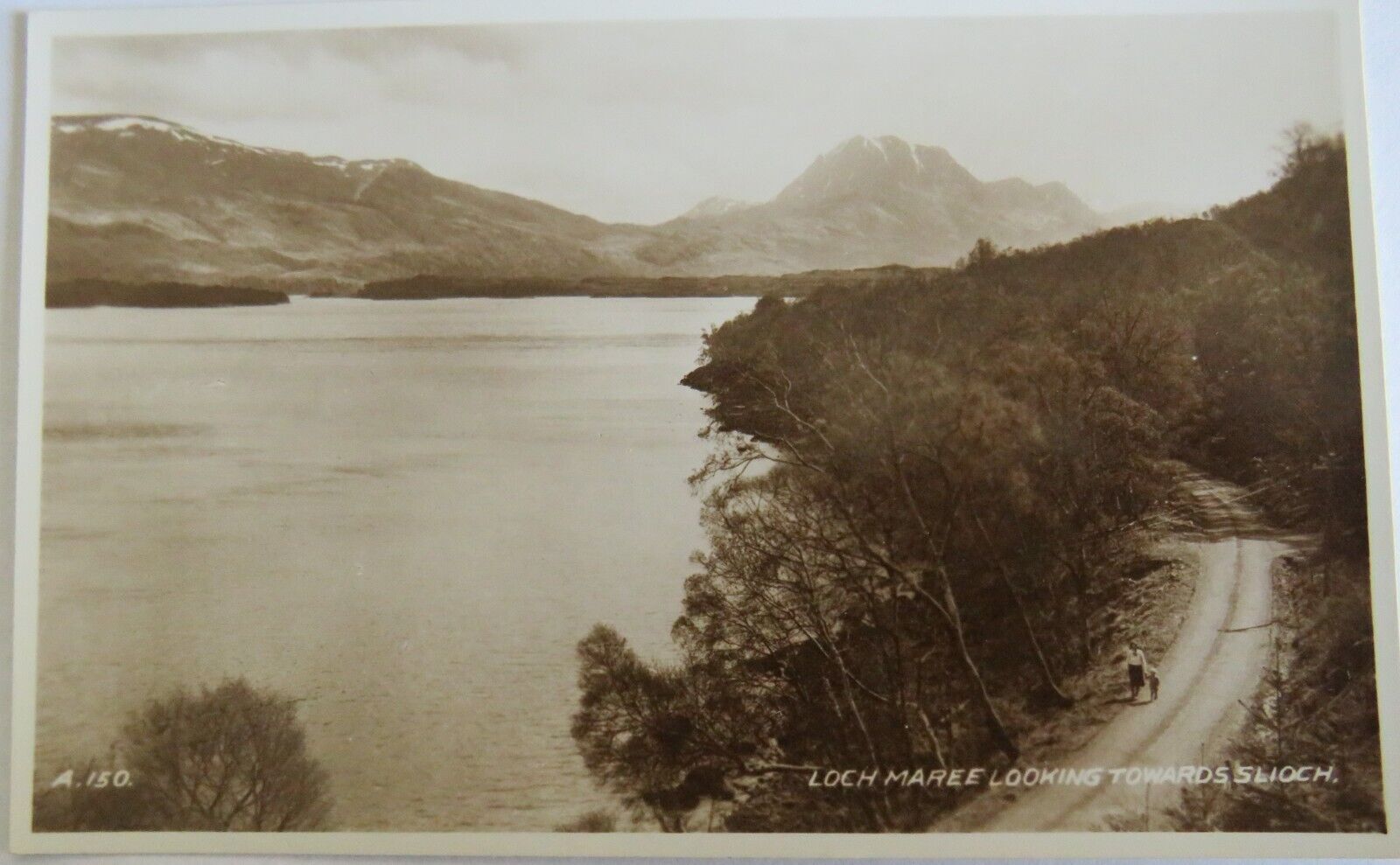 Old Postcard of Loch Maree Looking Towards Slioch - Ref : 1028