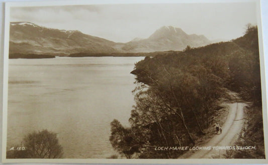 Old Postcard of Loch Maree Looking Towards Slioch - Ref : 1028