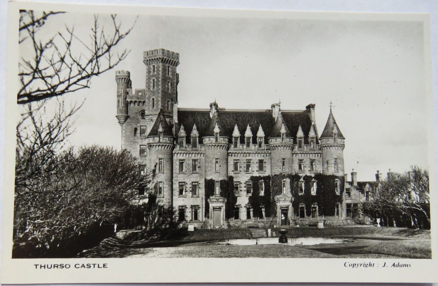 Old Postcard of Thurso Castle, Unposted