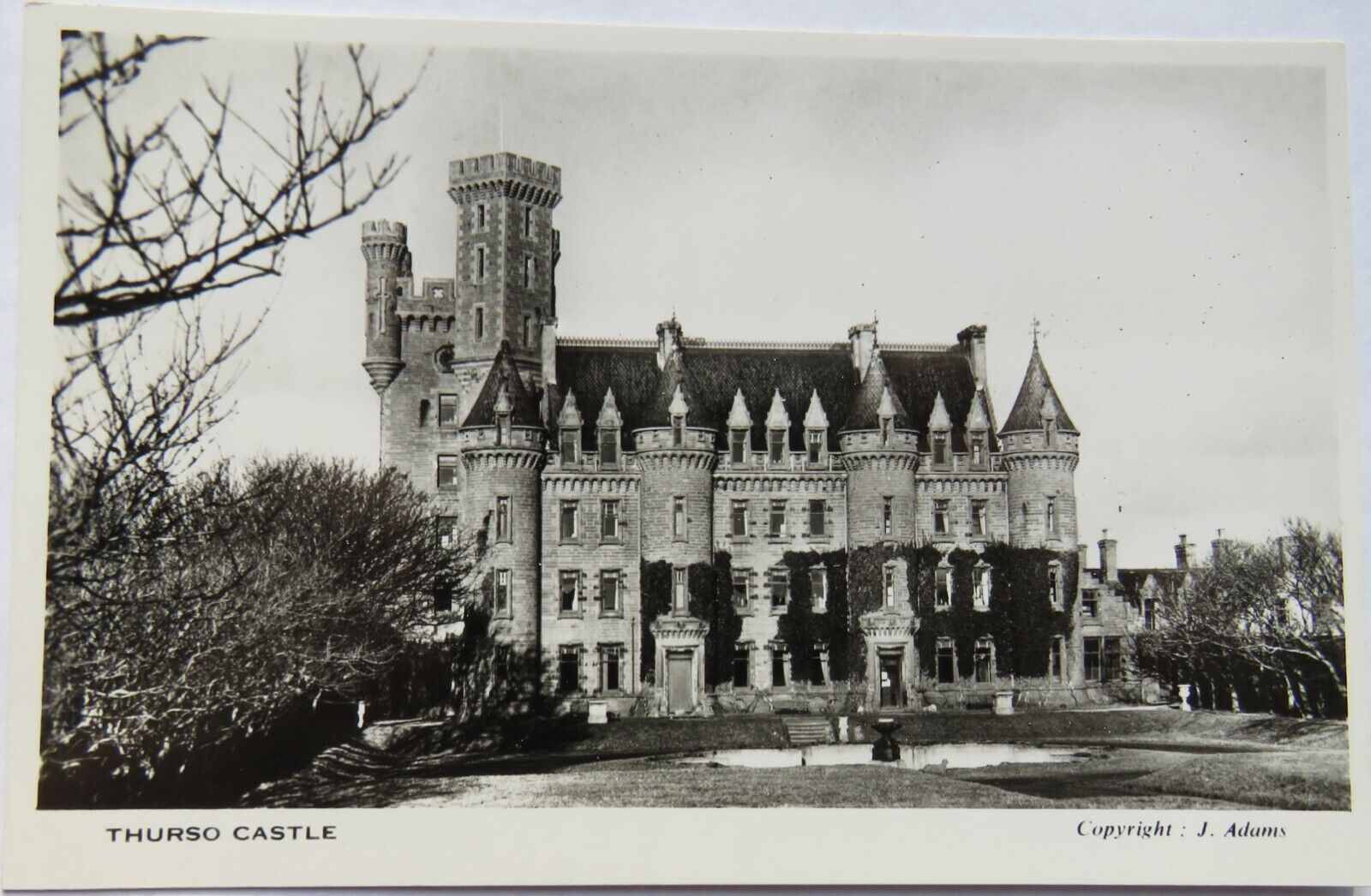 Old Postcard of Thurso Castle, Unposted