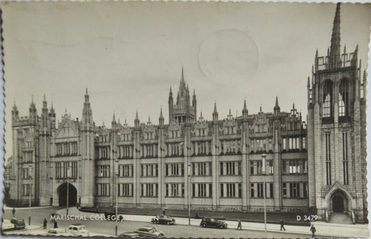 Old Postcard of Marischal College, Aberdeen 1965 - Ref : 1012