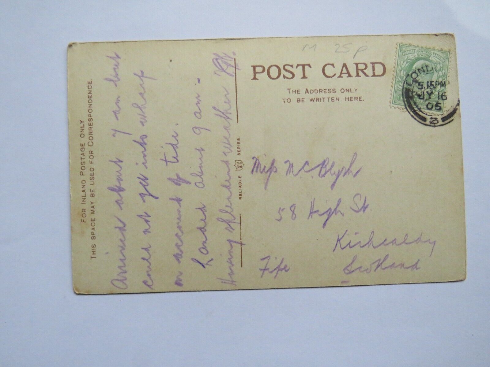 Old Postcard of Westminster Abbey and St Margaret's Church London - Ref : 1033