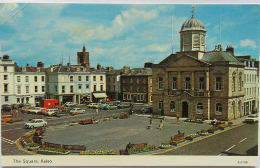 Old Postcard of The Square, Kelso 1984 - Ref : 1009