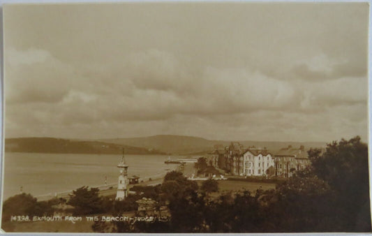 Old Postcard of Exmouth From The Beacon - Ref : 1030