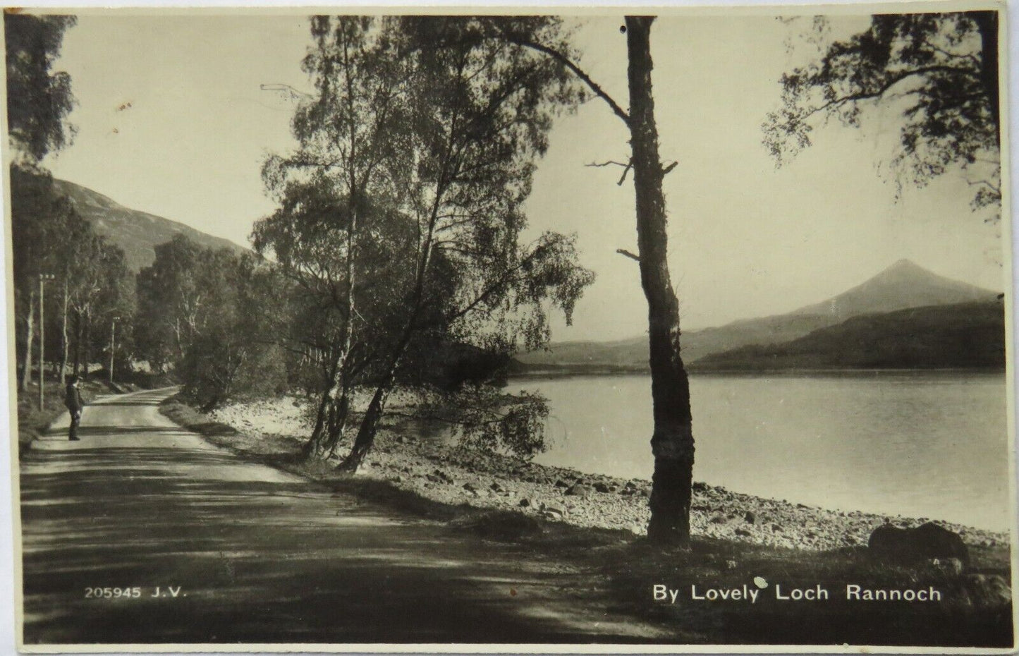 Old Postcard By Lovely Loch Rannoch