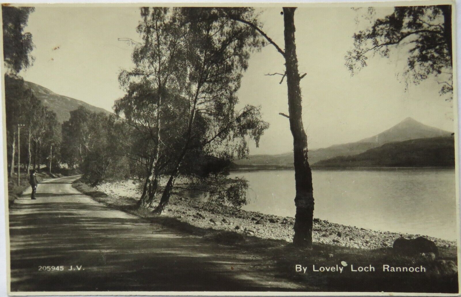 Old Postcard By Lovely Loch Rannoch