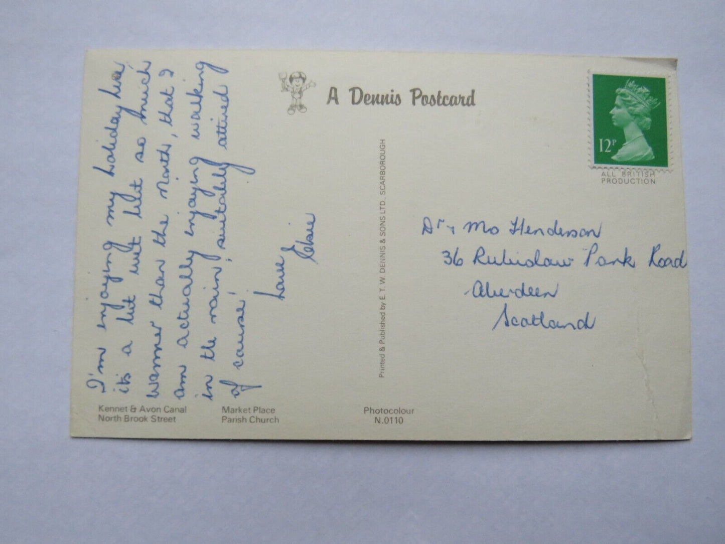 Old Multiview Postcard of Newbury