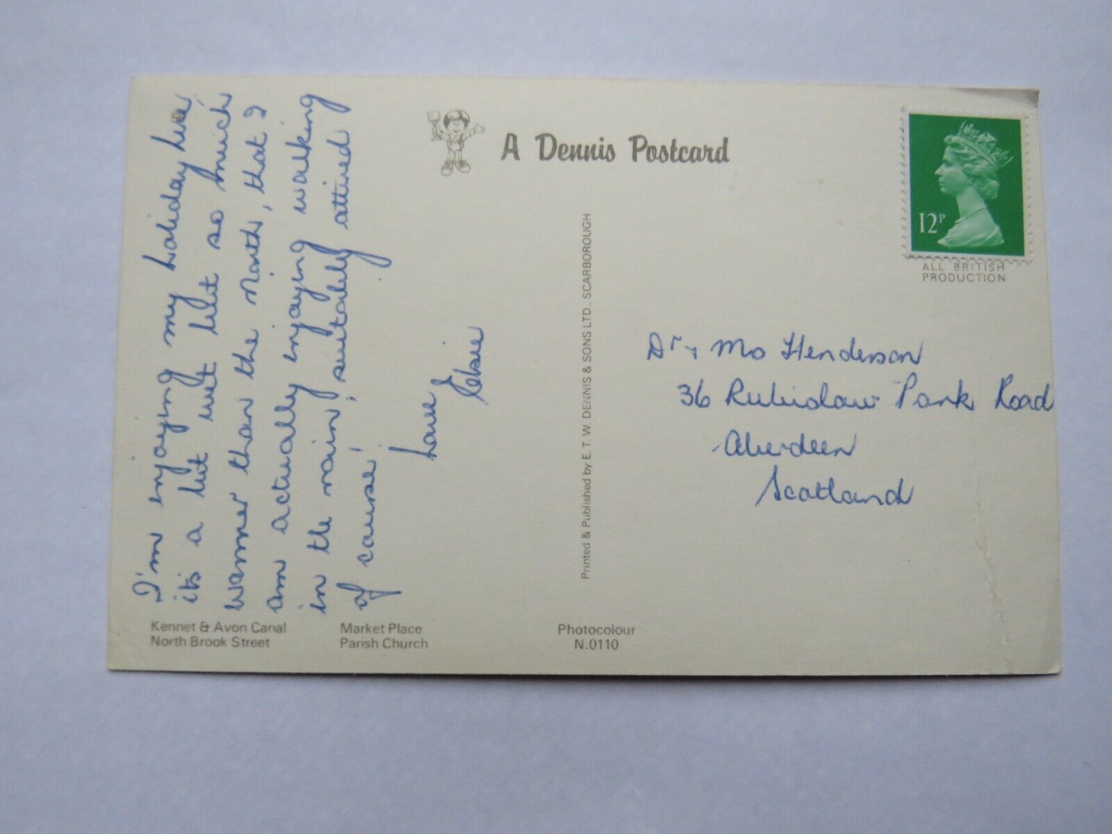 Old Multiview Postcard of Newbury